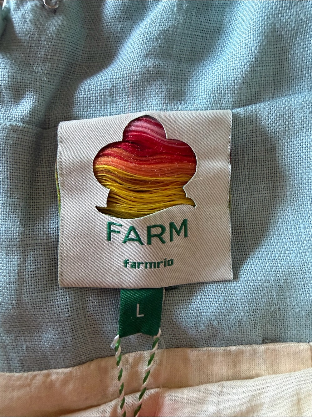 Farm Rio, NWT- Multicolored Royal Sea Maxi Dress - Picture 11 of 12